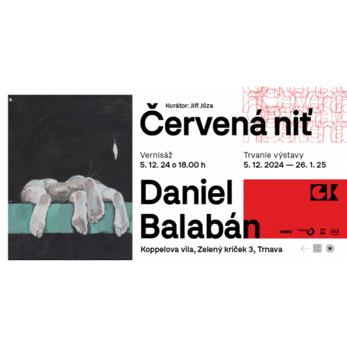 Daniel Balabán - červená niť - výstava